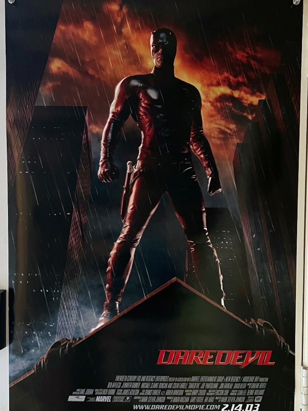 DAREDEVIL (2003) - ORIGINAL DOUBLE SIDED MOVIE POSTER